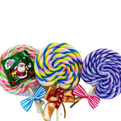 China Cheap Multicolor Swirl Jelly Lollipops Stick Candy Wholesale High Quality Normal Large for sale