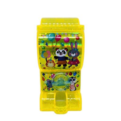 China NATURAL YELLOW PLASTICS CRYSTAL CAPSULE MACHINE CANDY AND TOY for sale