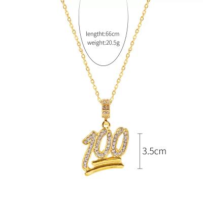 China Environmental Friendly Multi Bling Bling Cuban Shape Hip Hop Pendants Necklaces Iced Out Link Chain Necklace Men Jewelry Gift for sale