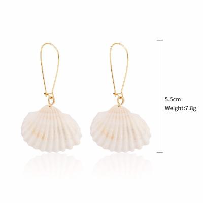 China CLASSIC/Fashion Hot Sale Fashion Shell Stud Earring Gold Plated Butterfly Drop Earrings Wedding Jewelry For Women for sale