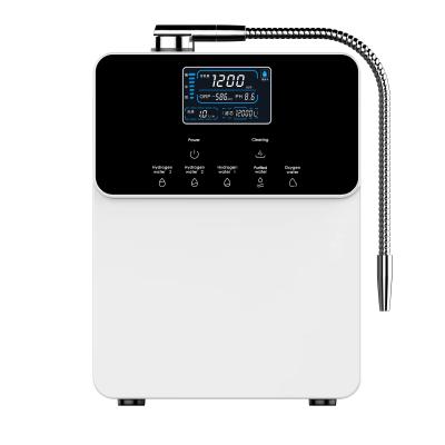 China Myteck New Arrival Hydrogen Concentration Electrolysis Hydrogen Rich Water Maker Generator Ionizer Machine Three Levels For Homecare Drinking Maker for sale