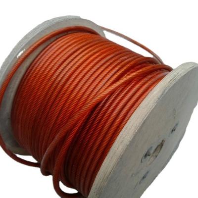 China Rope PVC COATED FISHING STEEL WIRE ROPE for sale