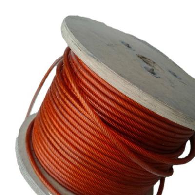 China Nylon Coated Rope Steel Wire Rope 6MM for sale