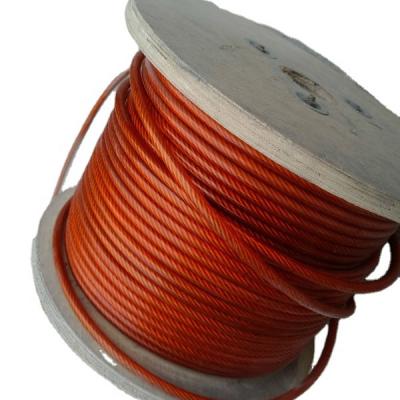 China Rope High Density Nylon Coated Steel Cable for sale