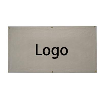 China Outdoor DESIGN Wedding Cotton Canvas Hanging Up Roll Banner High Quality for sale