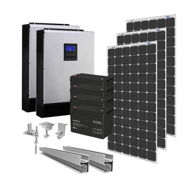 China Home solar power system maker 30KW; Complete Solar PV System Modules 20000 Watt Solar Panel With Battery Bank for sale