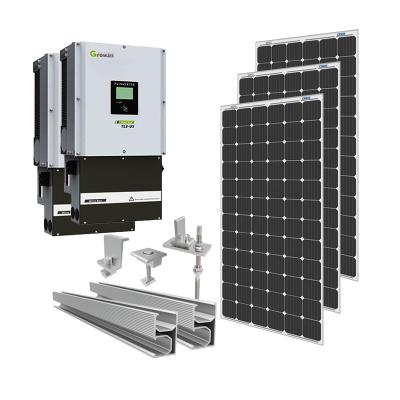 China 80KW Industrial Solar Power System / Grid Tie Generator Solar Panel Solar Tracking System For North American for sale