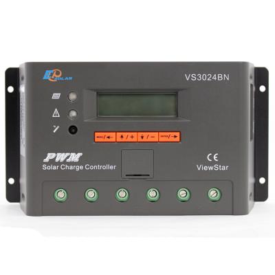 China Solar Charger Controller VS3024BN 30A 12V/24V PV Controller 30A Charger Controller for sale