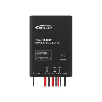 China Lighting waterproof controller epever Tracer2606BP 10A 12V lifepo4 battery MPPT solar road lighting charge controller for sale