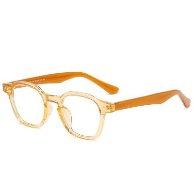 China Wholesale Retro Retro Square Frames Optical Glass Eye Wear Unisex Ophthalmic Glasses Rivet Acetate Frames TR90 Monocle for sale