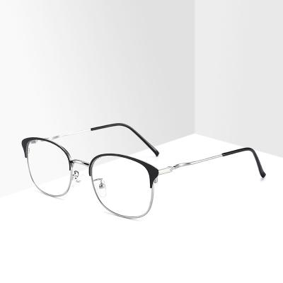 China Fashion Cat Eyewear For Men Women Alloy Eyebrow Eyebrow Metal Optical Glasses Square Glasses Frames Cases for sale