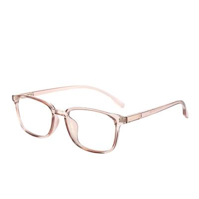 China Rectangle Eyewear Glasses Blue Light Glasses Anti Clear Rectangle White Glasses Optical Myopic Frames TR 90 Unisex Spectacles for sale