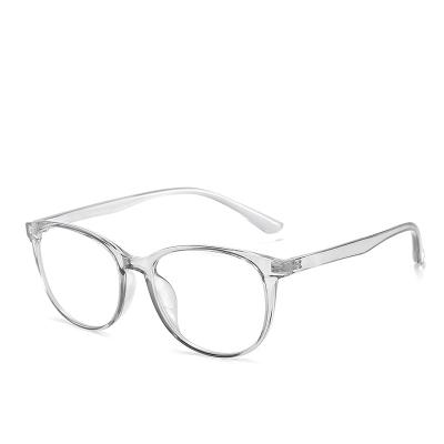 China Transparent Blue Blocking Optical Glasses Glasses Gray Eyewear Square Spectacles Anti Square Optical Unisex Computer Frames TR 90 for sale