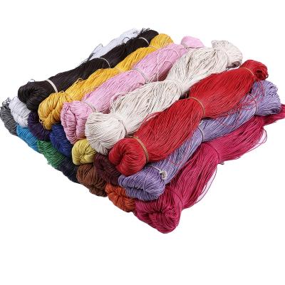 China Sustainable Factory Wholesale 1.5mm Cotton Waxed Rope For Hangtag for sale