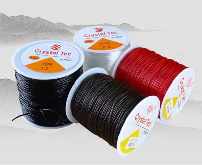 China DIY Charm Factory direct sale 100 meters round transparent crystal rope high elastic thread for bracelets for sale