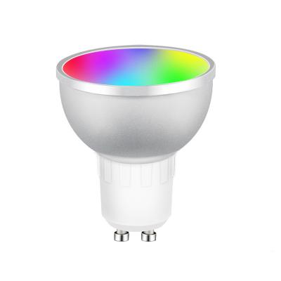 China Desktop Wifi Zigbee High Lumen Blinking Projector GU10 Dimmable Aluminum Smart Light Blub Free for sale