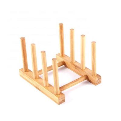 China Hot Sale Product Stored Bamboo Wooden Storage Drying Rack Dish Rack Dish Rack for sale