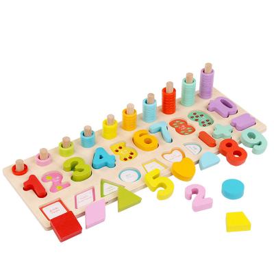 China Wooden Hot New Product For 2020 Latest Wooden Toy Matching Board Educational Happy Children Play for sale