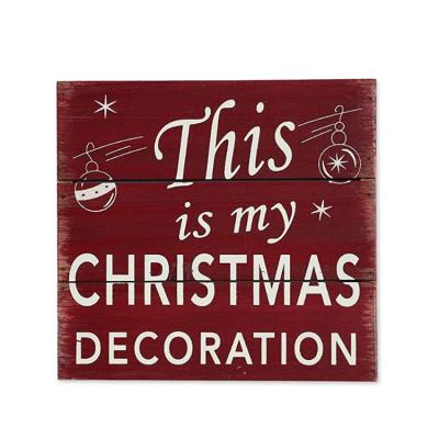 China Multifunctional Exquisite Wood Wall Hanging Sign Decor Purpose Rustic Home Christmas Wood for sale