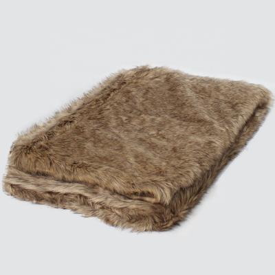 China Factory Wholesale High Quality Fleece Faux Fur Throw Blanket Faux Fur Throw Blanket Fur Blanket for sale