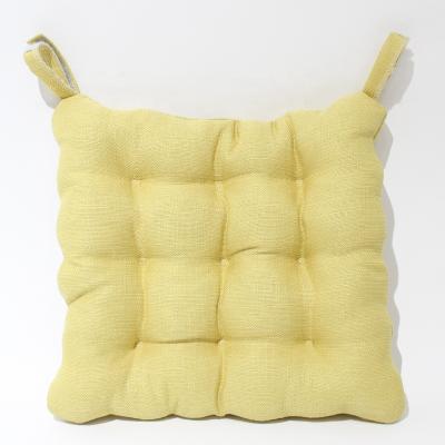 China Wholesale 100% Polyester Seat Cushion Cushion High Quality Yellow Cute Chair Cushion for sale