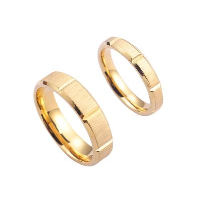 China Fashionable Brushed Stainless Steel Rings Outdoor Couple's Rings for sale