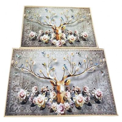 China Polyester Mat Mat Best Anti Slip Rug Door And Entrance Mat Anti-Slip Colorful Eco-Friendly Colorful Carpet for sale