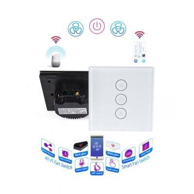 China Smart Home System Smart Fan Touch Switch India Fan Remote Control Switch Intelligent Instruments for Home for sale