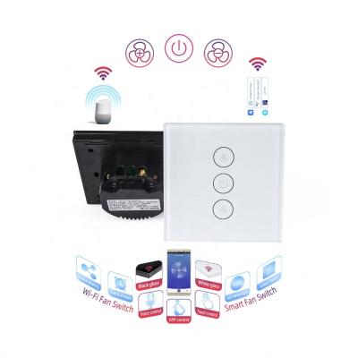 China Smart Home System Smart Fan Switch Swich Power Switch Fan Switch Work With Smart Home Wifi Automation for sale