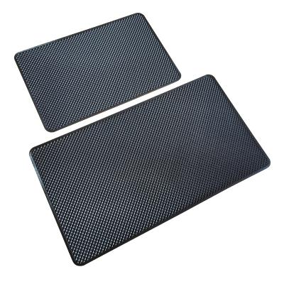 China Solid Color Universal Solid Color Car Dashboard Sticky Pad Mat Accessories Car Interior Silicone Non Slip Phone Grip Holder Non Slip Pad for sale