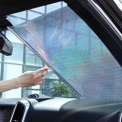 China Auto Sunshield Front Side Sun Shade Shield PVC Car Curtain Window Windshield Sun Shade Retractable Decoration Accessories PVC Car Window Sun Shade for sale