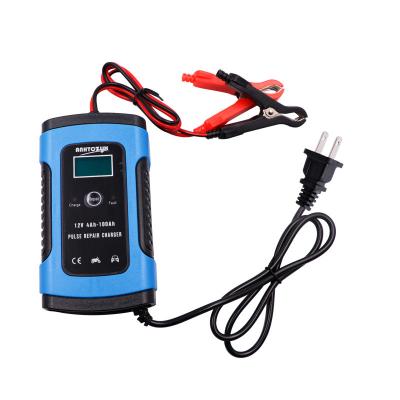 China 12v Volt Motorcycle Auto Battery Charger Fully Intelligent Repair Car Battery Charger 148*86*59(mm) 148*86*59(mm) for sale