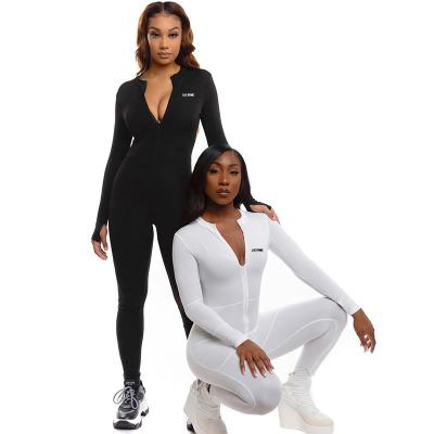 China Anti-Wrinkle Plus Size Joggers Women Workout Soft Yoga One Piece Jumpsuit for sale