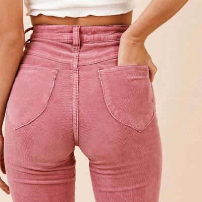 China Anti-wrinkle New Arrivals OEM Plain Breathable Quick Dry Women's Bell Bottom Long Pants for sale