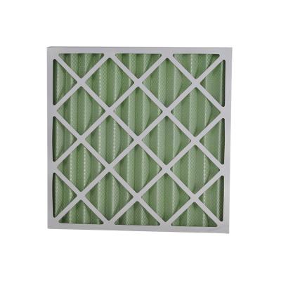 China Factory China Supplier Pleated Paper Filter , G3 Pleated Primary Air Filter for sale