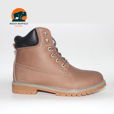 China Hot Selling Rocky Buffalo Safety Equipment Impact Resistant Brand Safety Shoes Construction Toe Cap Steel Work Boots for sale