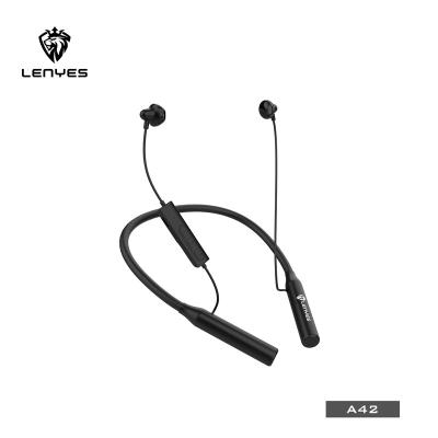 China New Product LENYES A42 Wireless Neckband TF Card Neckband Band Headset BT 5.0 Wireless Earbuds BT 5.0 Earbuds for sale