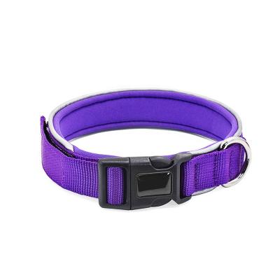 China Padded Private Label Neoprene Reflective Collar High For Medium And Large Dogs for sale