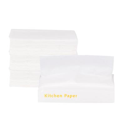 China Advanced Custom Kitchen Towels Paper Towel Kitchen Towel Cotton Soft Tissue Package 18-25Gsm for sale