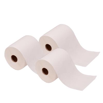 China Handy White Hand Towel Hand Towel Cloth Towel Tissue Roll 26-40Gsm 100-250M Paper Roll for sale