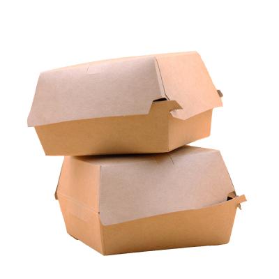 China Handmade Custom Disposable Wrapping Paper Packaging Take Out Fast Food To Go Burger Hot Dog Fried Chicken Box for sale