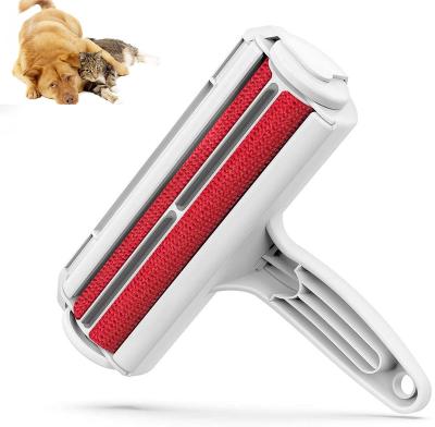 China Amazon Best Selling Pet Fur Dog Hair Fiber Roller Brush Viable Self-cleaning Reusable Pet Hair Remover for sale