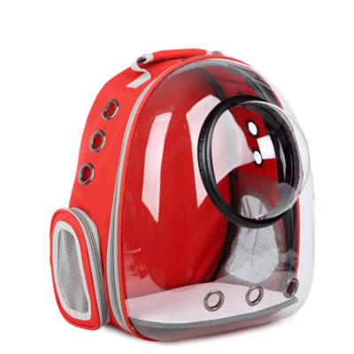 China New Breathable Multi-Functional Cat Bag Transparent Portable Pet Carrier Out Space Bag Pet Carrier Space Capsule Dog Carrier for sale