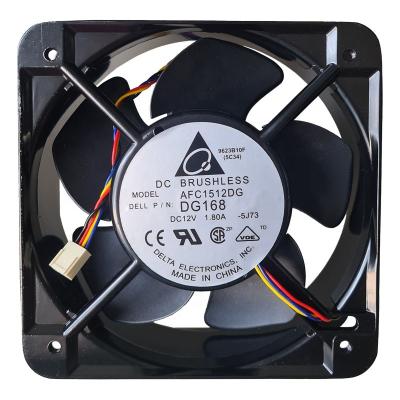 China Large Long Life 15050 DC12V 1.8A AFC1512DG DG168 15CM/cm High Air Volume and Air Volume Aluminum Frame Heat Dissipation Fan DC Fan for sale