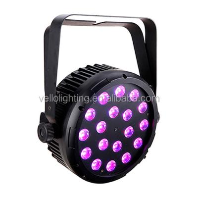 China Led Par Can Vello Led Flat Power Par Can Present Light (LED Par 18 4in1 Elf) for sale