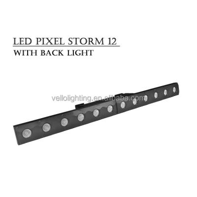 China Led Pixel Bar Light Vello Led Line Array (LED Pixel Strip Stage Bar RGB 12 Storm with Back Light) for sale