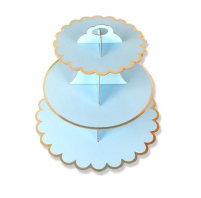 China Factory Series Beauty Decorations Balloon Party Decoration Wholesale Blue Cake Stand Hat Pull Flag Cake Sign Birthday Pull Strip Party Paper Decor for sale