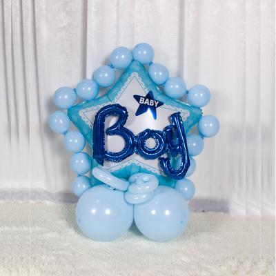 China Party Decoration Factory Series Customized Wholesale Blue Latex Balloon Chain Set Balloon Arch Set Small Balloon Set Party Birthday Decoration for sale