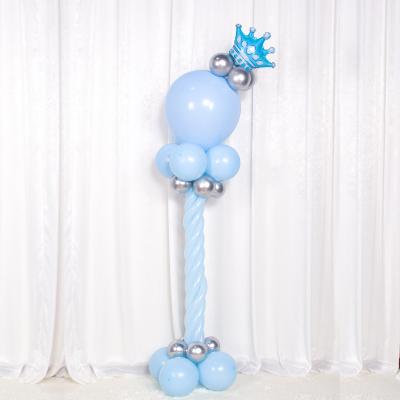 China Party decoration factory wholesale blue latex balloon series balloon mail set balloon circle frame wedding birthday decoration layout for sale