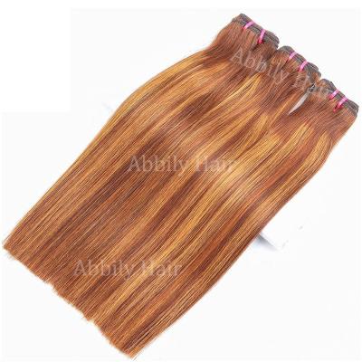 China Body Wave 10A12A Accent Straight Raw Virgin Brazilian Hair Cuticle Aligned Hair Bundles Extension Weft With 5*5 HD Lace Closure for sale